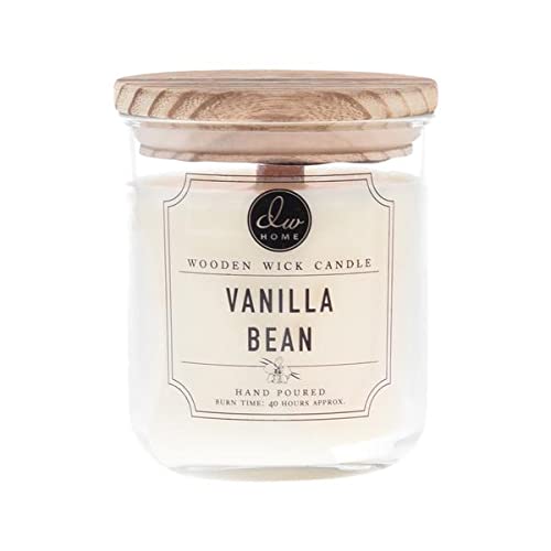 DW Home Vanilla Bean Wooden Wick Candle