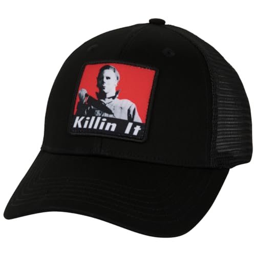 Halloween Michael Myers Killin It Trucker Hat Black