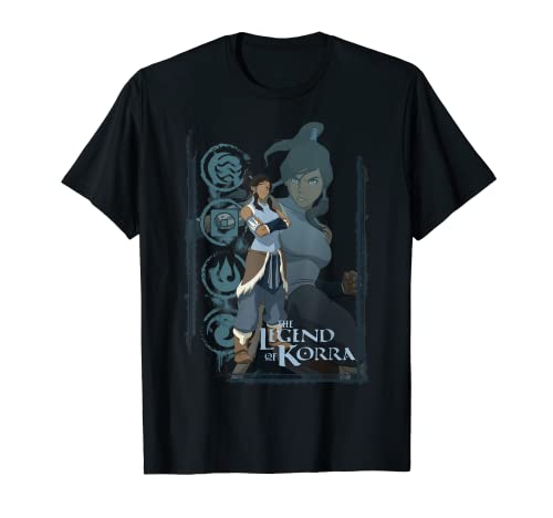 The Legend of Korra Elements Korra Poster T-Shirt
