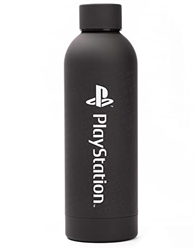 Playstation Water Bottle Gamer 750ML Stainless Steel Travel Mug One Size