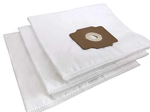 Vacurama Premium Central Vacuum Bags - Compatible For Beam, Electrolux, Eureka, Kenmore, Husky, Mastercraft, White Westinghouse, Nutone Broan, Nilfisk, & Other Brands, Tear-Resistant Cloth Bags - 3Pk