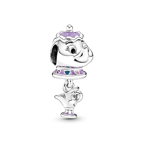 Pandora Disney, Beauty and the Beast Mrs. Potts and Chip 925 Sterling Silver Charm - 799015C01