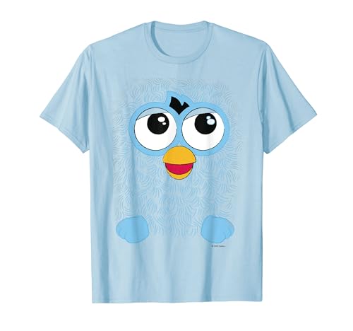 Furby Retro Big Blue Smiling Face T-Shirt