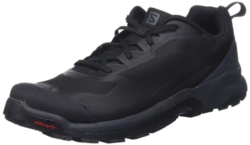 Salomon Sense Ride 4 Trail Running Shoes for Men, Black/Quiet Shade/Ebony, 10.5
