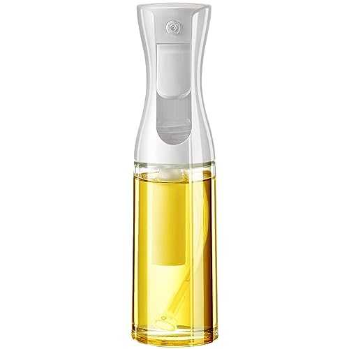 Oil Sprayer for Cooking- 200ml Glass Olive Oil Sprayer Mister, Olive Oil Spray Bottle, Kitchen Gadgets Accessories for Air Fryer, Canola Oil Spritzer, Widely Used for Salad Making, Baking, Frying,BBQ4