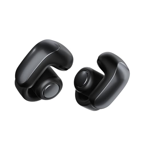 NEW Bose Ultra Open Earbuds with OpenAudio Technology, Open Ear Wireless Earbuds, Up to 48 Hours of Battery Life, Black