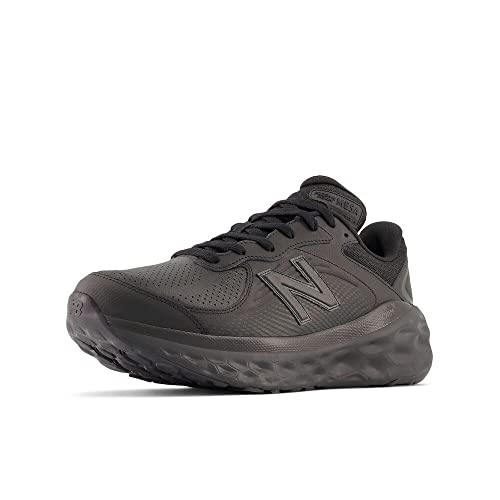 New Balance Men's Fresh Foam X 840F V1 Walking Shoe, Black/Black/Blacktop, 13 X-Wide