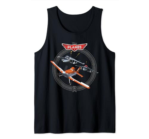 Disney Planes Dusty Crophopper with Bravo and Echo Tank Top