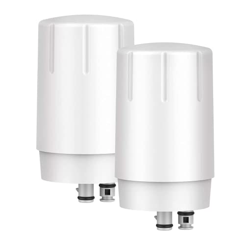 GLACIER FRESH Water Filter Faucet Replacement, Replacement for Brita Faucet Filter, Brita 36311 On Tap Water Filter, Compatible with Brita FR-200, FF-100, and All Brita Tap Water Filters (Pack of 2）