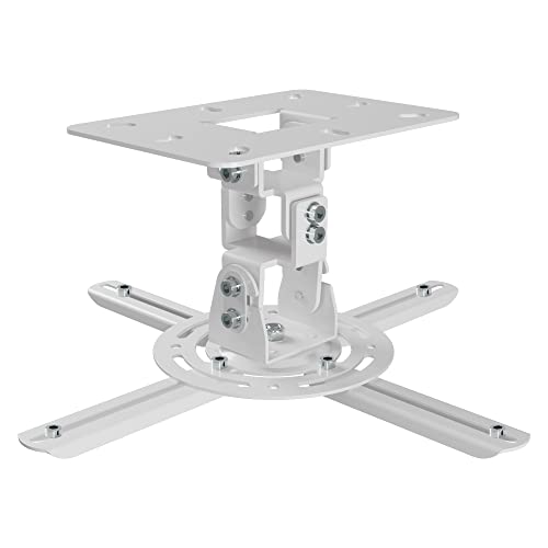 XINLEI Universal Projector Ceiling Mount Low Profile Projector Mount w/Retractable Arms and Multiple Adjustment Function PR14W