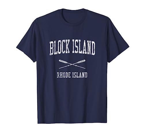 Block Island Rhode Island RI Vintage Nautical Sports Design