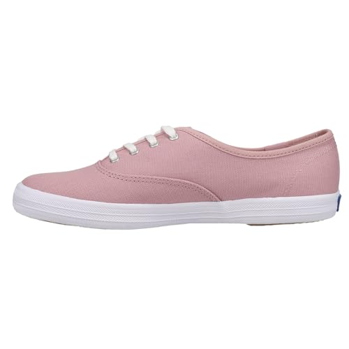 Keds Women's Champion Canvas Lace Up Sneaker, Mauve, 8