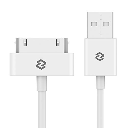 JETech USB Sync and Charging Cable Compatible iPhone 4/4s, iPhone 3G/3GS, iPad 1/2/3, iPod, 3.3 Feet (White)