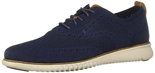 Cole Haan Mens 2.Zerogrand Stitchlite Oxford, Marine Blue/Vapor Grey, 10.5-M US