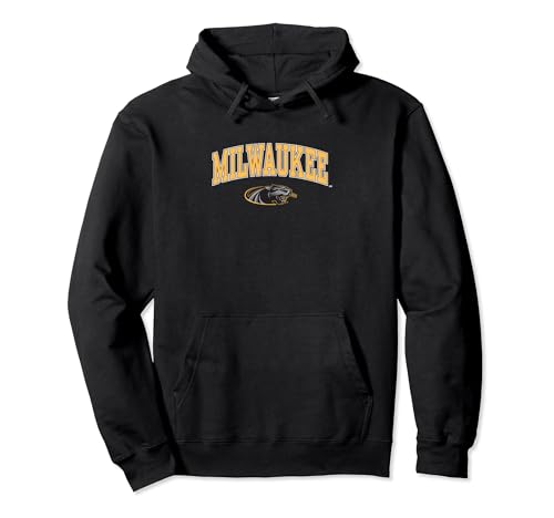 Wisconsin Milwaukee Panthers Arch Over Officially Licensed Pullover Hoodie