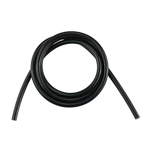 Ucreative 5FT ID 1/8' (3mm) High Temperature Silicone Vacuum Tubing Hose 130PSI Max Pressure Black