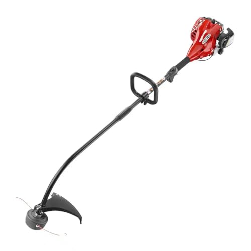 Homelite 2-Cycle 26cc Curved Shaft Gas Powered String Trimmer Clutched Engine 17 inch Cut