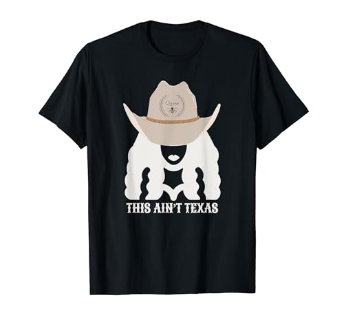 This Ain’t Texas Cowgirl Queen Bee Silhouette Texas Holdem T-Shirt