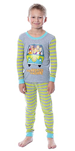 Scooby Doo Boys' Big Mystery Machine Pajama Set, Multi, 10