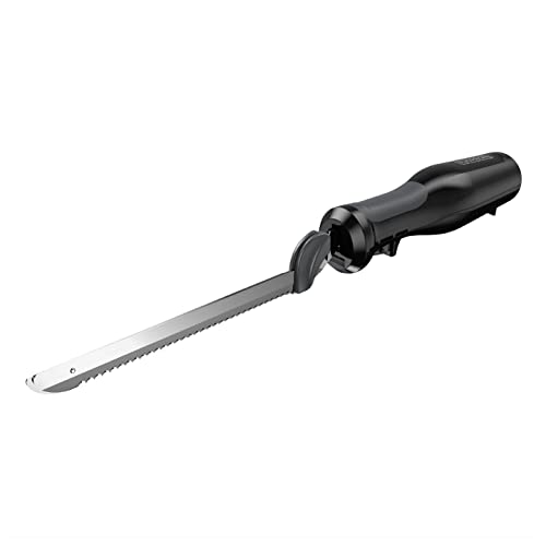 BLACK+DECKER Comfort Grip Electric Knife With Storage Case, Black