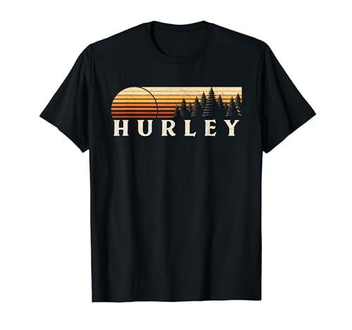 Hurley, AL Vintage Evergreen Sunset Eighties Retro T-Shirt