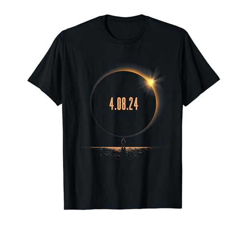 America Totality 4.08.24 Adult Kids Total Solar Eclipse 2024 T-Shirt