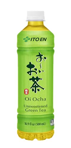 Ito En Tea Oi Ocha Green Tea, Unsweetened, 16.9 Ounce (Pack of 12)