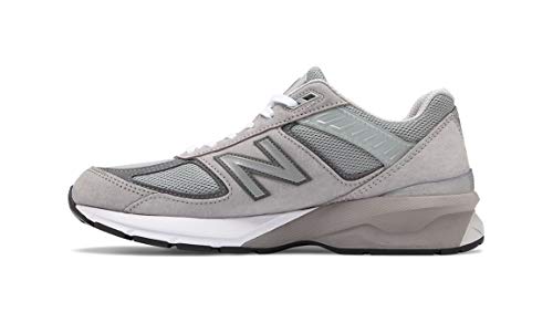 New Balance Men's Made in US 990 V5 Sneaker, Grey/Castlerock, 9