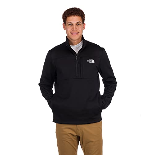 THE NORTH FACE Men's Astro Ridge ¼ Zip, TNF Black, Medium