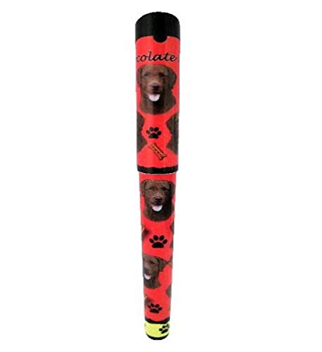 E&S Pets Chocolate Lab Pen Easy Glide Gel Pen, Refillable with A Perfect Grip, Great for Everyday Use, Perfect Chocolate Lab Gifts for Any Occasion