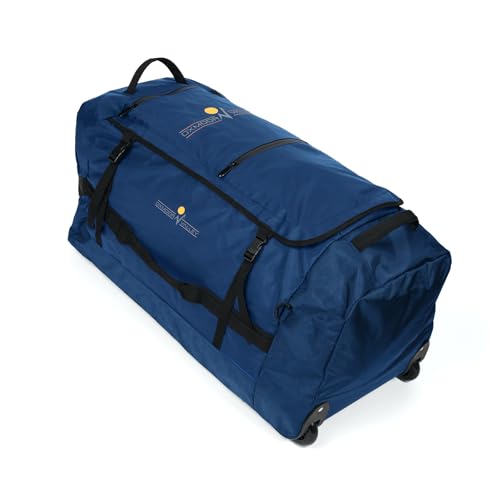 Oxmoor Valley Tahoe 110L Rolling Travel Duffel Bag with Wheels | Large Wheeled Duffle | Backpack Straps | Water Repellent | Collapsible Space Saving Design | Checked Luggage with Rollers