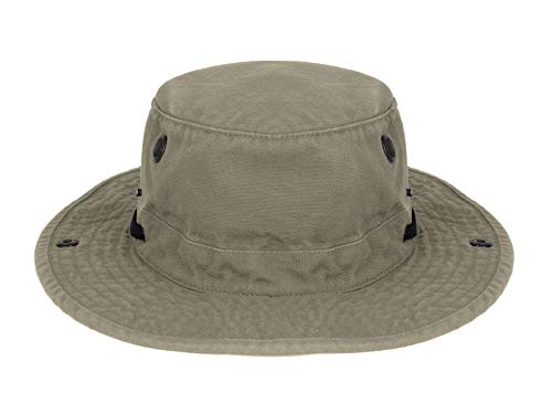 Tilley Unisex T3 Wanderer Hat (Khaki, 7 5/8)