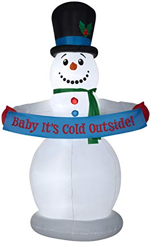 Gemmy 85497 Snowman Inflatable, Multi