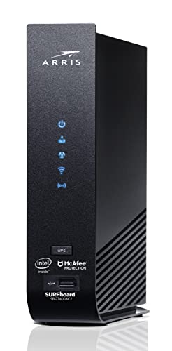 ARRIS SURFboard SBG7400AC2 DOCSIS 3.0 Cable Modem & AC2350 Wi-Fi Router , Approved for Comcast Xfinity, Cox, Charter Spectrum & more , Four 1 Gbps Ports , 800 Mbps Max Internet Speeds