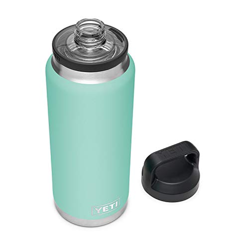 YETI Rambler 36 oz Bottle, Vacuum Insulated, Stainless Steel with Chug Cap, Seafoam