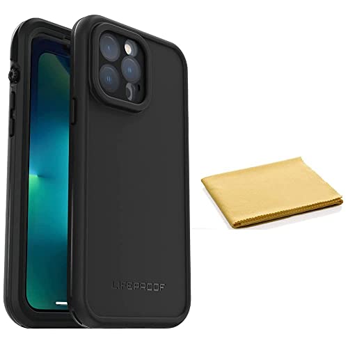 LifeProof FRĒ Series Waterproof Case with Magsafe for iPhone 13 Pro Max (Only) - with Cleaning Cloth - Non-Retail Packaging - Black