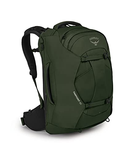 Osprey Farpoint 40L Men's Travel Backpack, Gopher Green