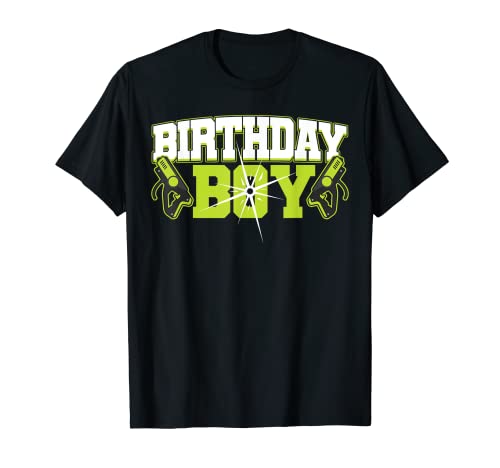 Laser Tag Party Birthday Boy Lazer Tag Game T-Shirt