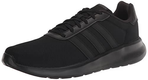 adidas Men's Lite Racer 3.0 Running Shoe, Core Black/Core Black/Gre, 9