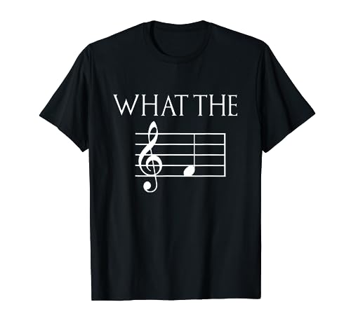 What The F Musical Note T-Shirt