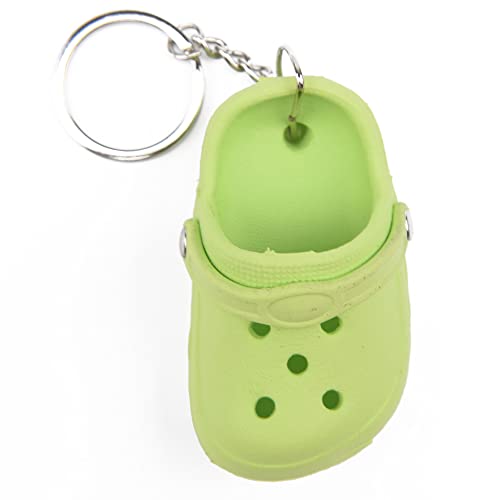 CEMMY XU Women Cute Shoes Style Keychain - Kids Girls Boys Lovely Key Buckle for Birthday Gifts Green