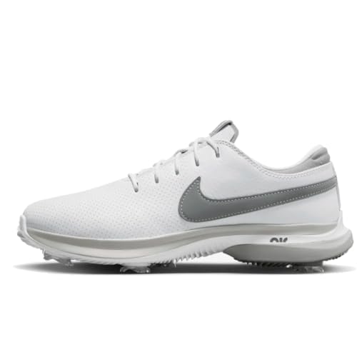 Nike Air Zoom Victory Tour 3 Men's Golf Shoes (DV6798-100,White/Smoke Grey-LT Smoke Grey) Size 12