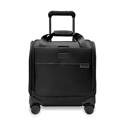 Briggs & Riley Baseline Spinners, Black, 16-inch Underseat Cabin Bag