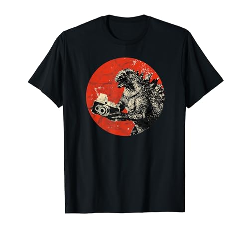 Vintage Japanese Camera Monster Analog SLR Film Photographer T-Shirt