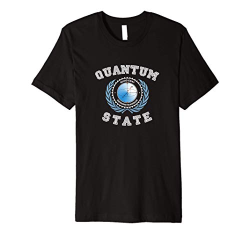 Quantum State Computer Information Science Collegiate Premium T-Shirt