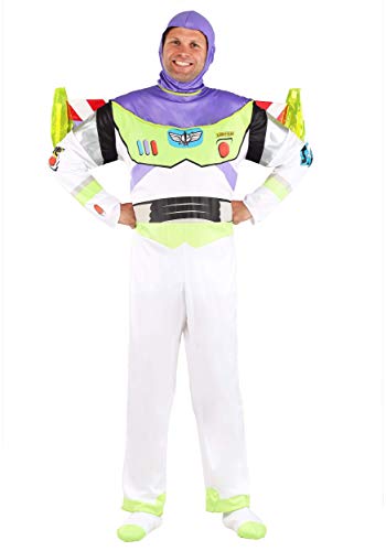 Disney mens Disguise Toy Story Buzz Lightyear Deluxe Adult Sized Costumes, As Shown, XXL 50-52 US