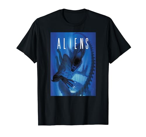 Aliens Xenomorph Blue Light T-Shirt