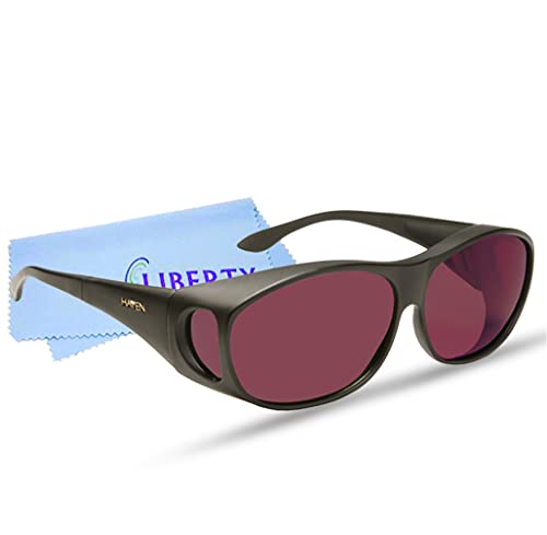 Eschenbach FL-41 Meridian Dark Rose Filter Glasses - Photophobia Sunglasses