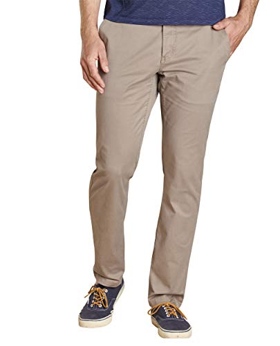 Toad&Co Men's Mission Ridge Pant Lean, Dark Chino, 34x32