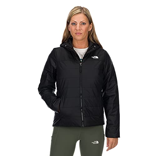 THE NORTH FACE Women's Flare Insulated Hoodie, TNF Black, Large